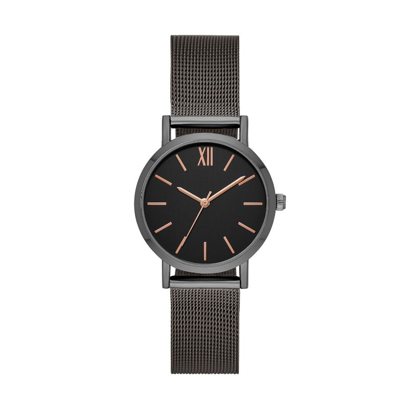 Women&#39;s Mesh Strap Watch - A New Day&#8482; Gray, 1 of 2