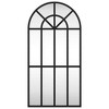 vidaXL Wall Mirror Black 11.8 in.x23.6 in. Arch Iron - image 3 of 4