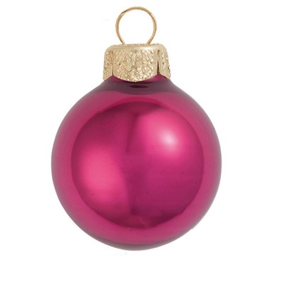 Northlight 12ct Pearl Glass Ball Christmas Ornament Set 2.75" - Pink Berry