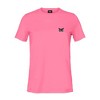 Dalix Butterfly Embroidered Cotton Relaxed Fit Short Sleeve Crewneck Tee Shirt Women - 3 of 4