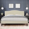 VECELO Platform Bed Frame with Upholstered Headboard, Strong Frame and Wooden Slats Support, Bed Frame - 2 of 4