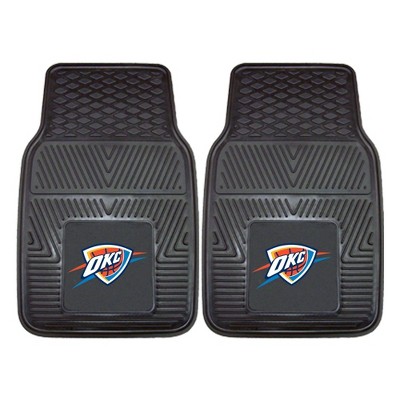 NBA Oklahoma City Thunder Vinyl Car Mat Set - 2pc