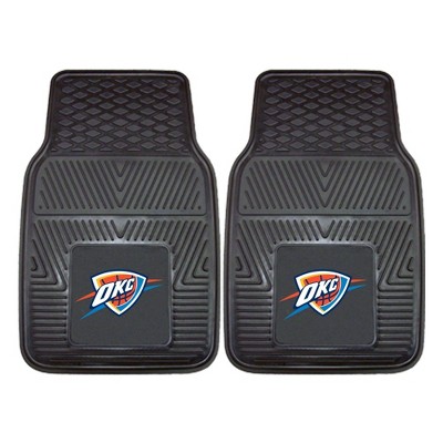 NBA Oklahoma City Thunder Vinyl Car Mat Set - 2pc