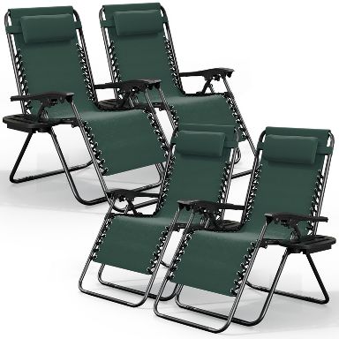 Lawn Chair Cheapest Zero Gravity Chairs HEARTH HARBOR 4-Piece