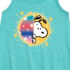 - Peanuts - Snoopy Airbrush Peek Graphic Sleeveless Aline Dress - 2 of 4