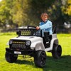 Kids Ride On Truck Car with Remote Control, 12V Battery Powered Electric Car with Spring Suspension, MP3 Player, LED Light, 3 speed for Boys Girls 3+ - 3 of 4