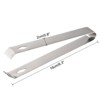 Unique Bargains Stainless Steel well-polished Mini Ice Bucket Cube Sugar Ice Tongs - 2 of 4
