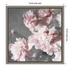 Amanti Art Pink Peonies on Gray II by Shawna Sullivan Canvas Wall Art Print Framed 16 x 16-in. - 4 of 4