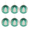Beaded Pine Tree Ball Ornament (Set of 6) - 2 of 4