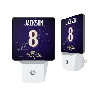 NFL Baltimore Ravens Players Game Tactic Night Light 2-Pack - 1 of 4