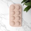 Unique Bargains Ice Tray 8-Cavity Sphere Ice Mould with Lid Round Hand Wash Only Silicone 8.86"x4.72"x1.89" 1 Pc - 2 of 3
