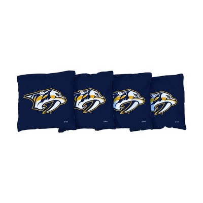 NHL Nashville Predators Corn-Filled Cornhole Bags Navy Blue - 4pk