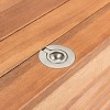 Elina 47.2 Inch L Outdoor Cushion Deck Box  - Safavieh - 4 of 4