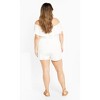 Women's Plus Size Kiki Playsuit - ivory | CITY CHIC - 2 of 4