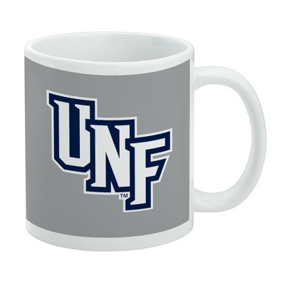 North Florida Secondary Logo Ceramic Coffee Mug Novelty Gift Mugs for Coffee Tea and Hot Drinks 11oz White