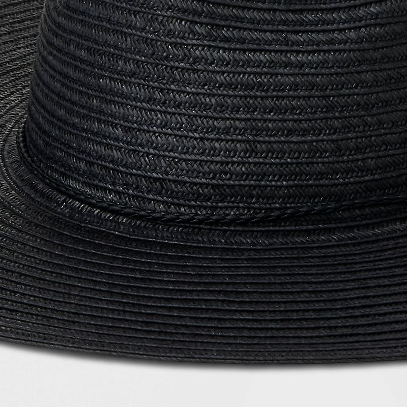 Straw Wide Brim Fedora Hat - Universal Thread™, 5 of 8