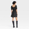 Women's Short Sleeve Crepe Mini A-Line Dress - A New Day™ - 2 of 3