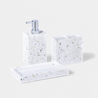 Bath Terrazzo Target Tray - : Threshold™ White