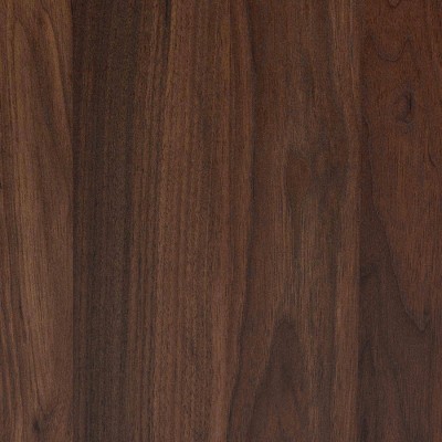 Graceland Walnut Brown 2-Drawer Nightstand with Gold Cone Legs