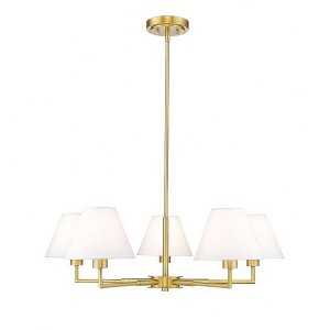 Z-Lite Leila 5 - Light Chandelier in  Luxe Gold - 1 of 4