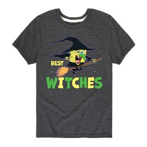 Boys' - SpongeBob SquarePants - Best Witches Short Sleeve Graphic T-Shirt - 1 of 4