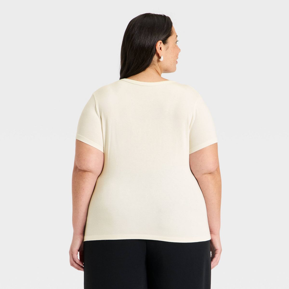 Women's Short Sleeve Fitted Modern Jersey T-Shirt - A New Day™ - thumbnail 6
