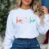 Simply Sage Market Women's Graphic Sweatshirt Ho Ho Ho Colorful - 2 of 4