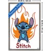 Trends International Disney Lilo & Stitch (2002) - Fire & Attitude Framed Wall Poster Prints - 3 of 4
