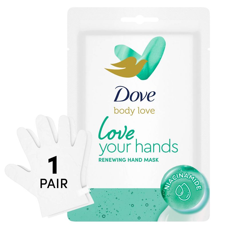 Dove Beauty Body Love Renewing Hand Mask - 1 pair, 1 of 6