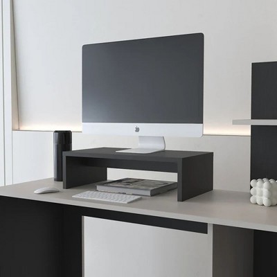 PAGED Home Office Desk 35.1" L Modern Computer Desk with Large Open Storage Shelf for Office, Study