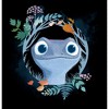 Girl's Frozen 2 Bruni Leaf Portrait Crop T-Shirt - 2 of 3