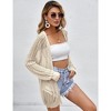 Women Crochet Lightweight Cardigan Cover Up Open Front Long Sleeve Summer Cardigans 2024 - 3 of 4