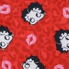Seven Times Six Betty Boop Pajamas Women's Cheeta Print and Lips AOP Lounge Pajama Pants Red - 2 of 4