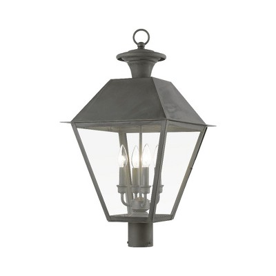 Livex Lighting Wentworth 4 - Light Post Light in  Charcoal