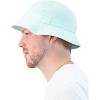 Market & Layne White Bucket Hat for Men, Women, and Teens, Adult Packable Bucket Hats for Beach Sun Summer Travel - 3 of 3