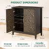 Sideboard Buffet Cabinet with Storage, 32" Coffee Bar Cabinet with Adjustable Shelf, Kitchen Cabinet for Living Room, Entryway - 2 of 4