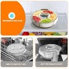 Attop Divided Serving Tray with Lid and Handle, Stackable Snackle Box Container for Fruits Candy Organizer - 3 of 4