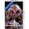 Trends International Ray Heere - Happy Peace Alien Unframed Wall Poster Prints - 3 of 4