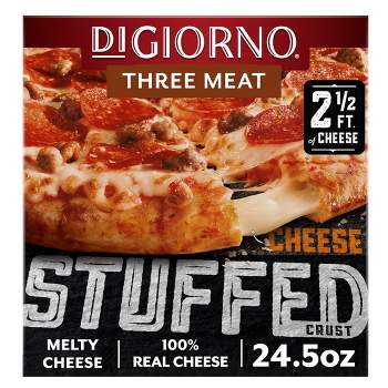 DiGiorno Three Meat Frozen Pizza with Cheese Stuffed Crust - 24.5oz