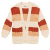 Girls Sweater Cardigan Open Front Longline Sweater Cable Knit Sweater Long Sleeve Color Block Sweater,Autumn - L - 4 of 4