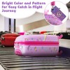 Costway 5 PCS Kids Luggage Set with Backpack Neck Pillow Luggage Tag Lunch Bag Wheels Pink/Light Pink/Blue/Dark Blue - 4 of 4