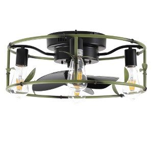 Bella Depot Flush Mount Ceiling Fan with Lights and Remote Control - 1 of 4