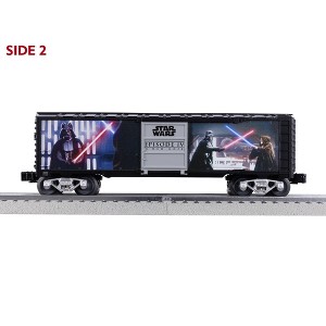 Lionel Star Wars Lightsaber Series Illuminated Boxcar Darth Vader V Obi Wan Kenobi Toy Vehicle Accessories - 1 of 2
