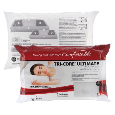 Ultimate Firm White Foam Cervical Support Pillow