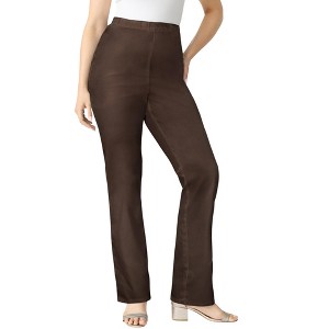 Roaman's Tall Comfort Stretch Bootcut Jean - 1 of 4