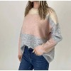 Women's Rosa Abstract Crew Neck Sweater - SIX/FIFTY - 3 of 3