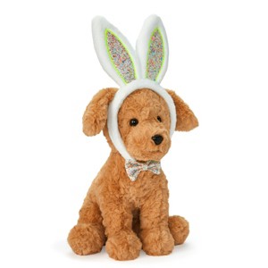 FAO Schwarz 12" Mutt with Bunny Ears Toy Plush - 1 of 4