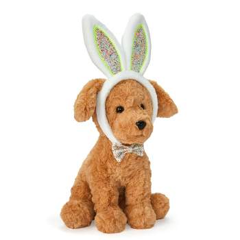 FAO Schwarz 12" Mutt with Bunny Ears Toy Plush