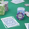 Slickblue 25-Count Milano 10g Clay Poker Chips, Real Casino Look, Compression Molded, Stylish Inlay Design, $10-$10,000 - 3 of 3