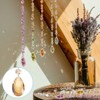 Unique Bargains Hanging Ornament DIY Craft Teardrop Crystal Chandelier Pendant Beads 3.35" x 1.5" 10 Pcs - 4 of 4